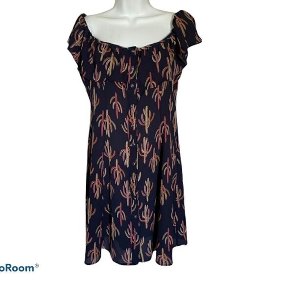 Cactus Print Sundress mini dress, Medium - Picture 1 of 5